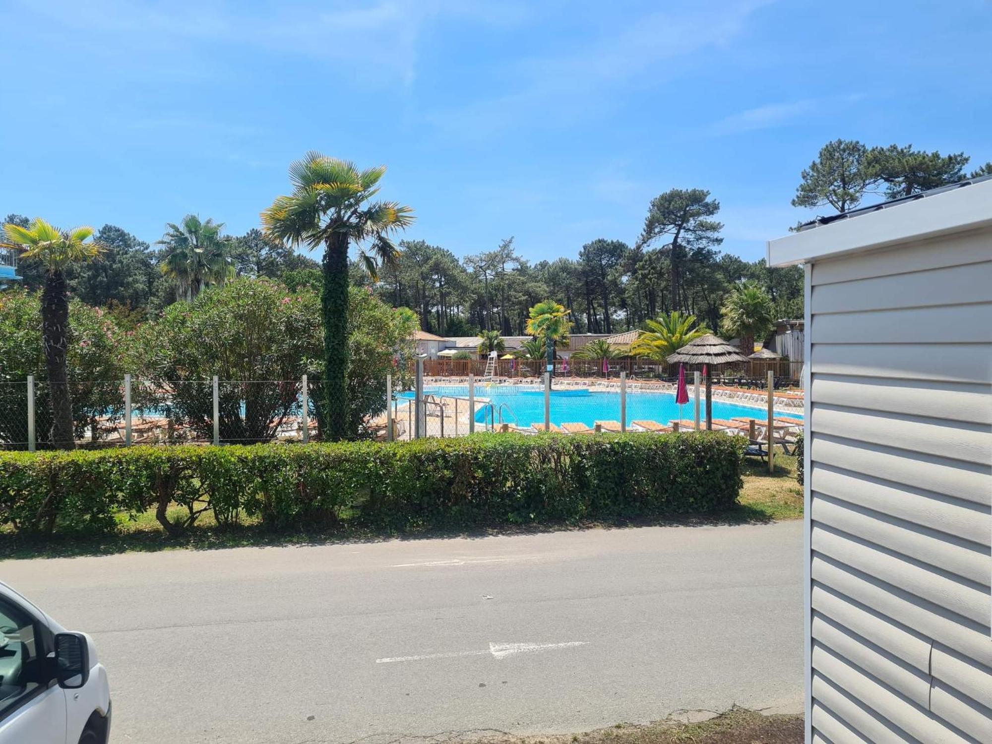 Mobil Home Camping Les Viviers Cap Ferret Claouey Zimmer foto